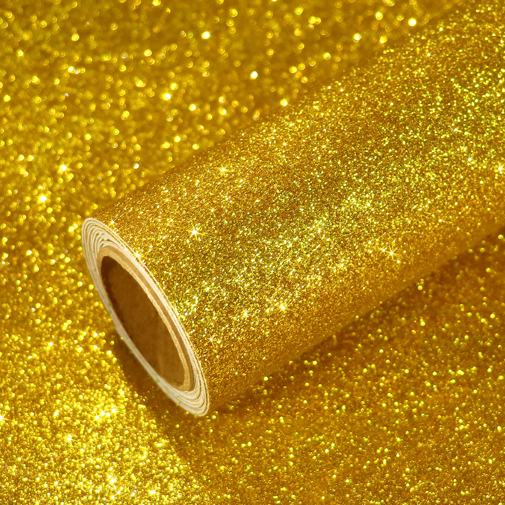 VEELIKE Gold Glitter Contact Paper