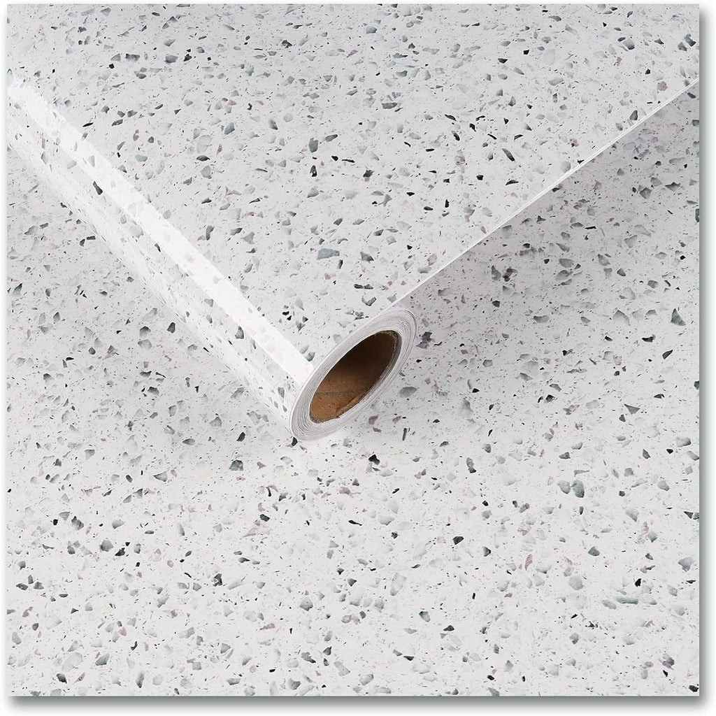 CRE8TIVE White Granite Contact Paper