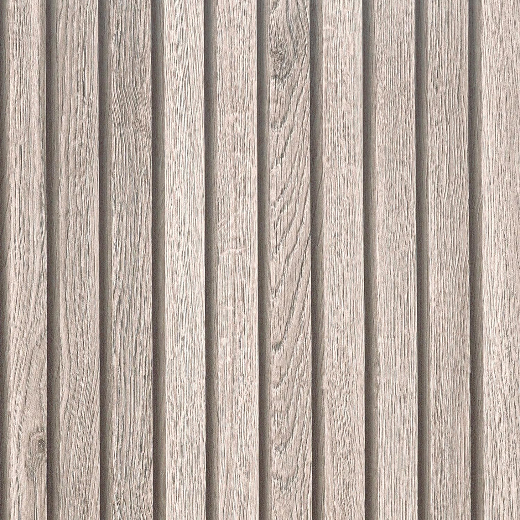 VEELIKE Grey Wood Slats Wallpaper