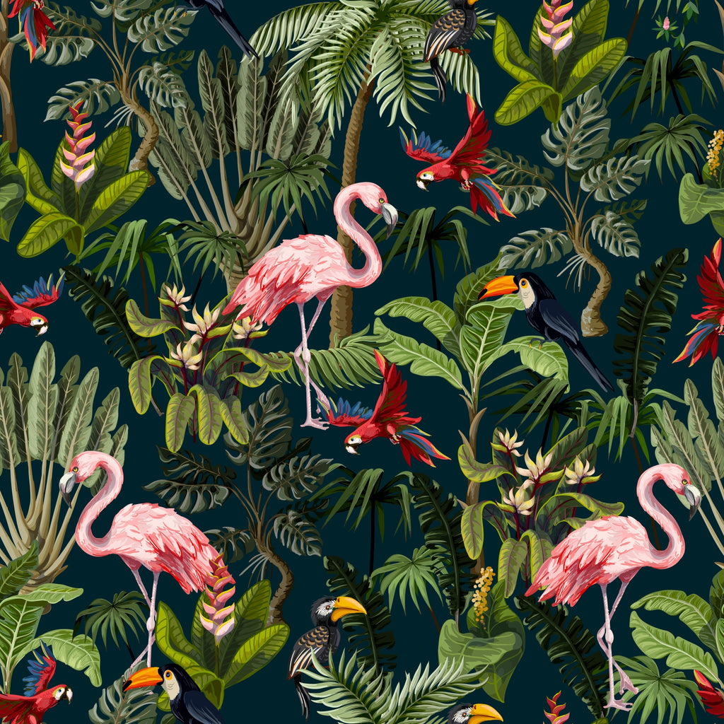 VEELIKE Wild Animals Jungle Wallpaper