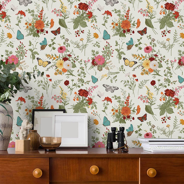    removable-butterflies-herbs-marigold-floral-stick-on-walls