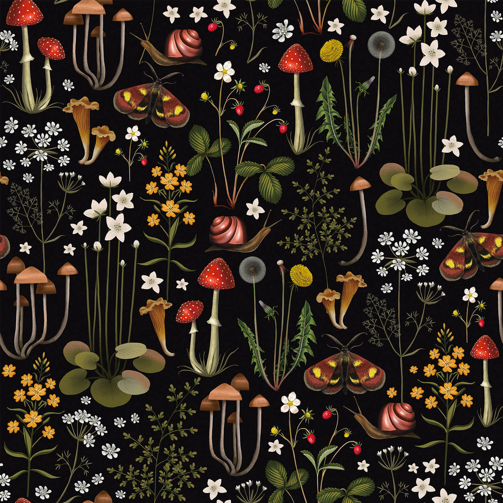 veelike-peel-and-stick-black-fairy-forest-floral-wallpaper
