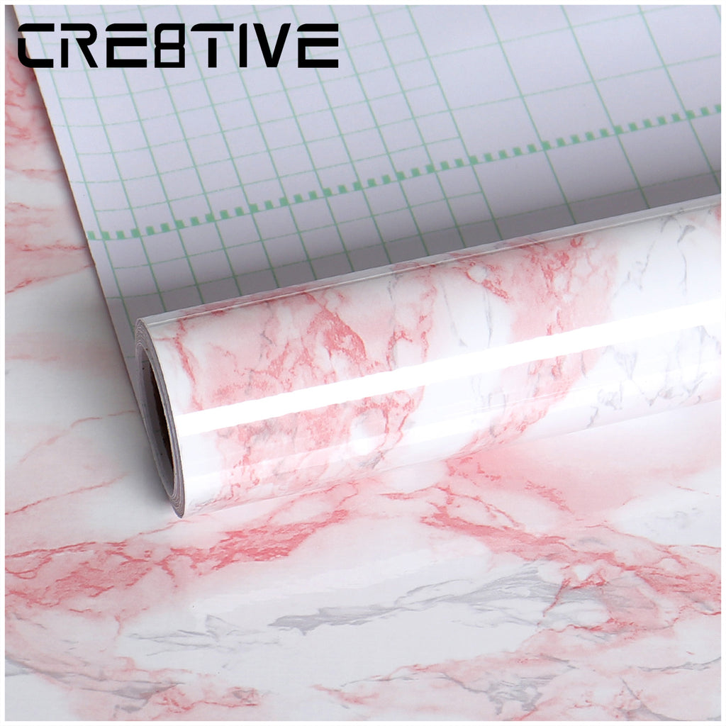 CRE8TIVE Light Pink Marble Wallpaper 60cm×3m