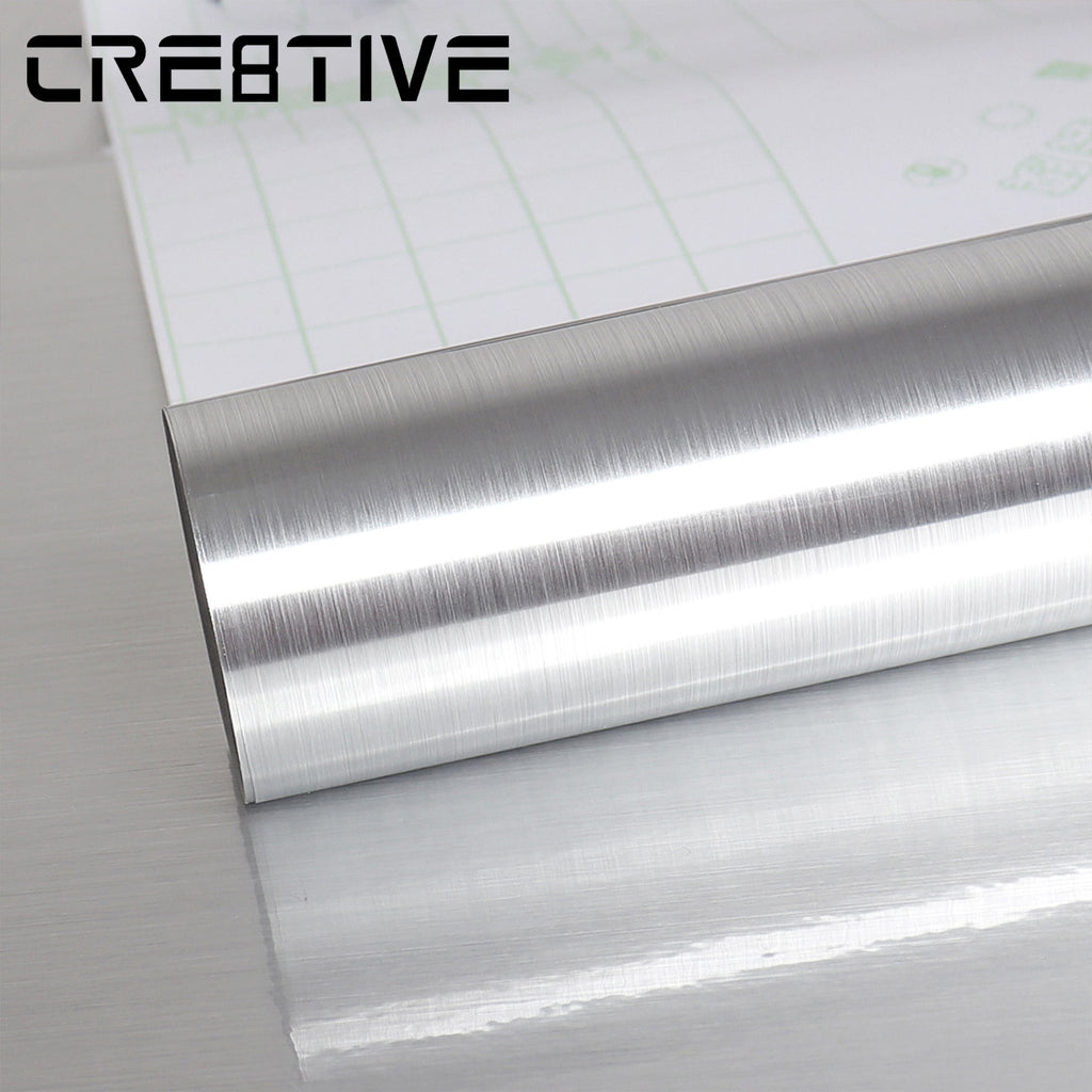 CRE8TIVE Silver Color Aluminum Foil Wall Sticker 60cm×3m