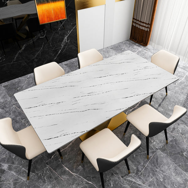VEELIKE White Marble Contact Paper Extra Thick