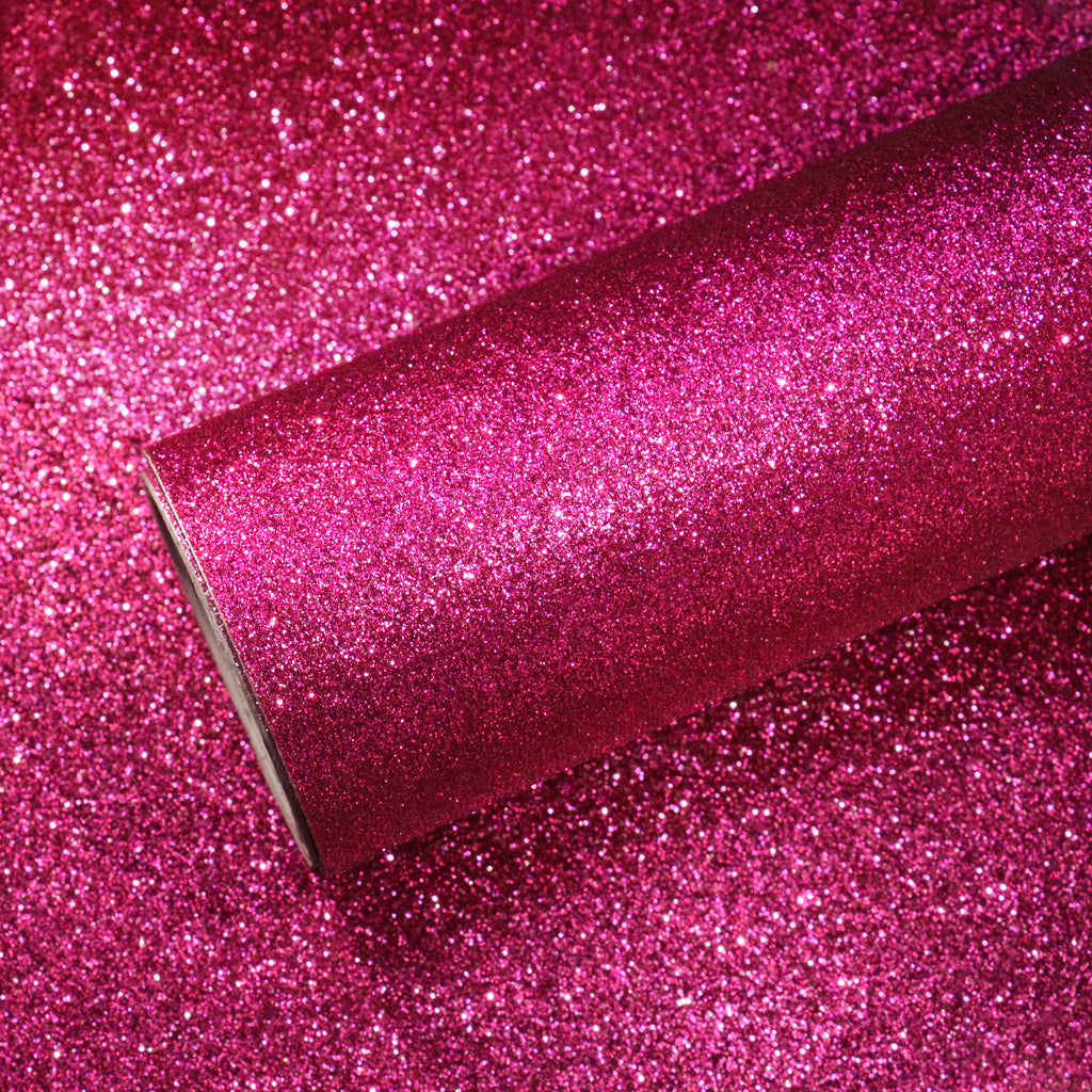 VEELIKE Hot Pink Glitter Contact Paper