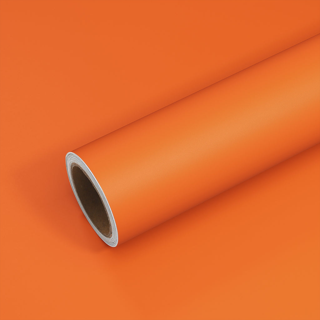 VEELIKE Thickened Orange Wallpaper