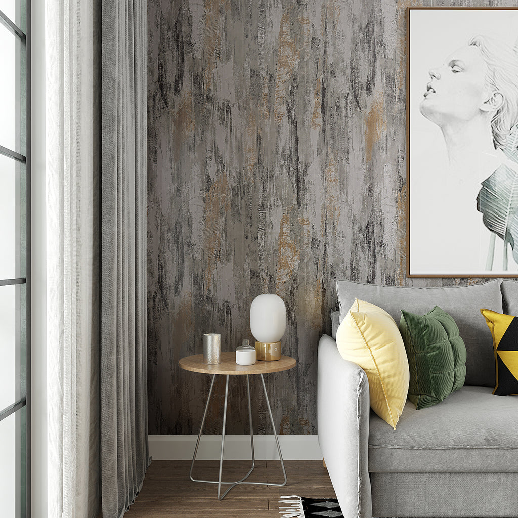 VEELIKE Grey Concrete Texture Contact Paper Extra Thick