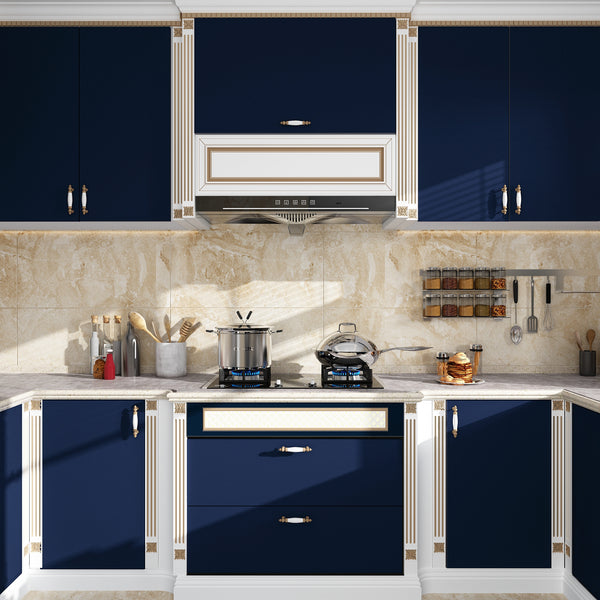 VEELIKE Thickened Navy Blue Contact Paper