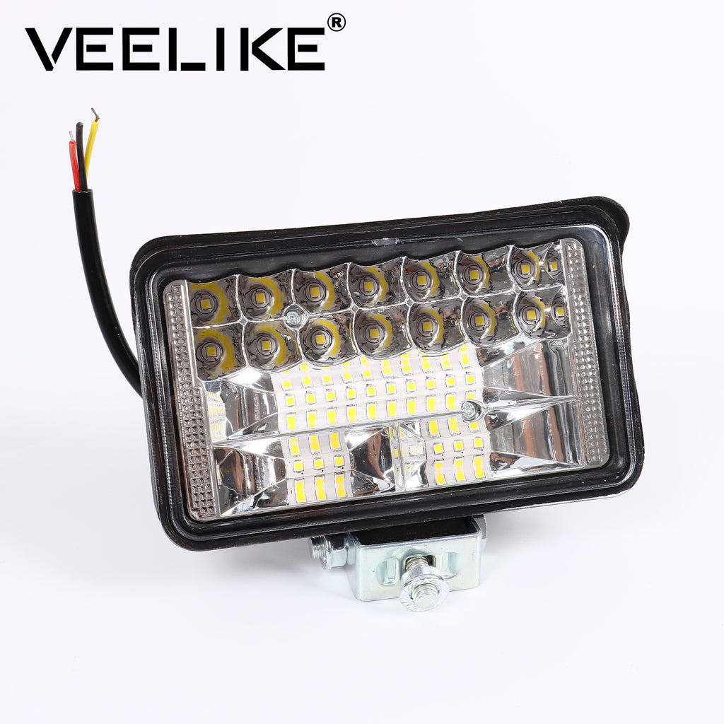 VEELIKE Square Lights for Vehicles Work Lights for Truck Boat