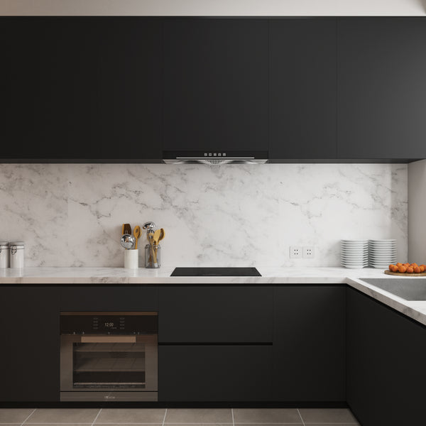 VEELIKE Matte Black Contact Paper