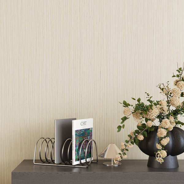 VEELIKE Cream Beige Wood Contact Paper