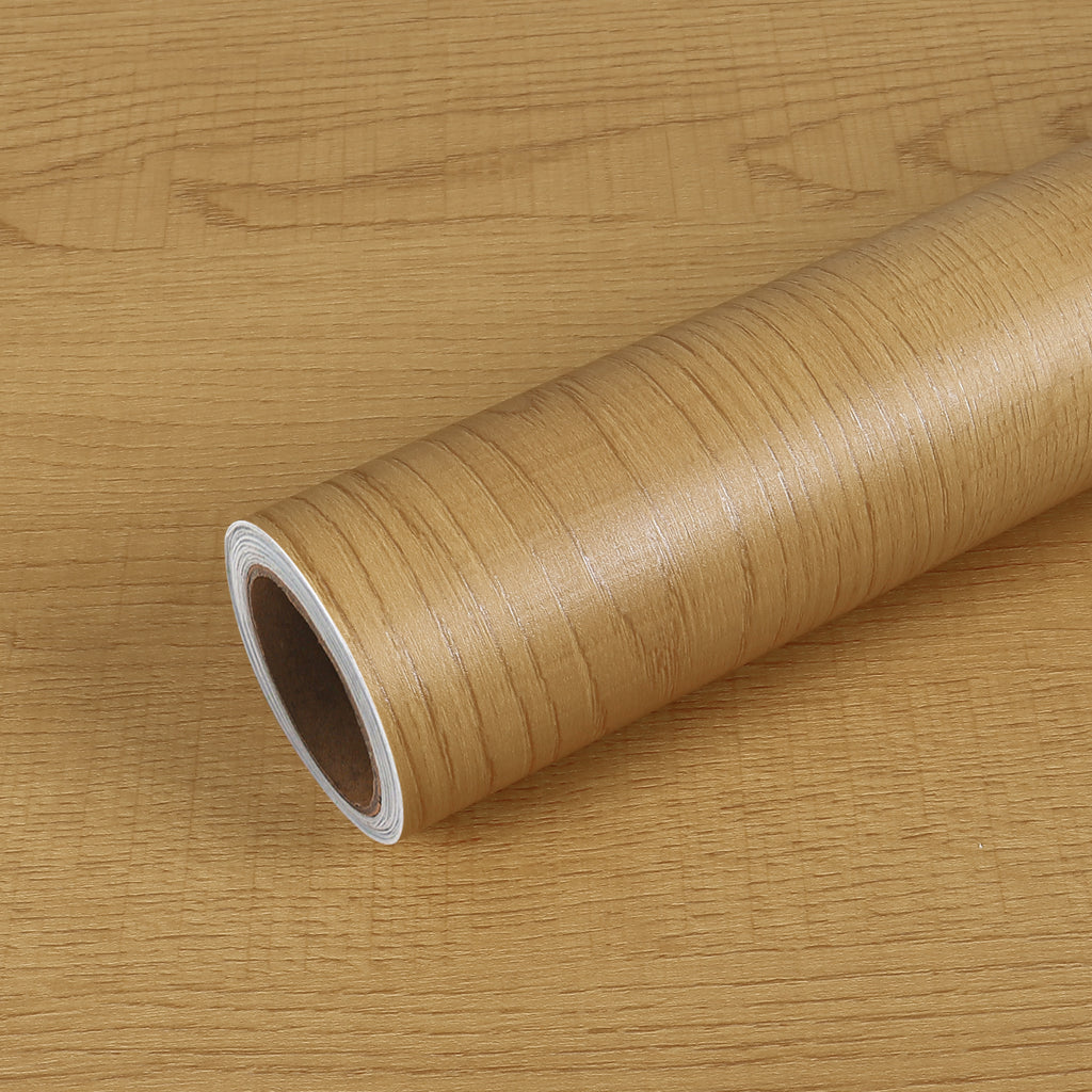 VEELIKE Honey Oak Wood Contact Paper