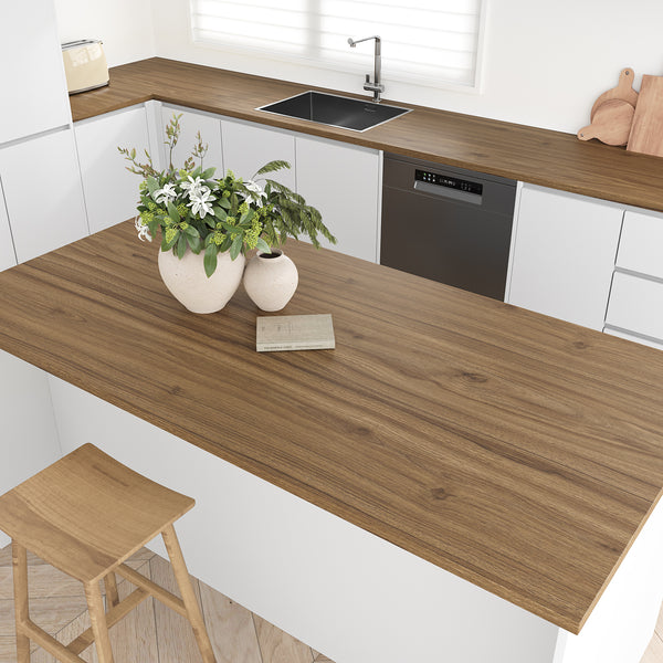 VEELIKE Thick Walnut Wood Contact Paper