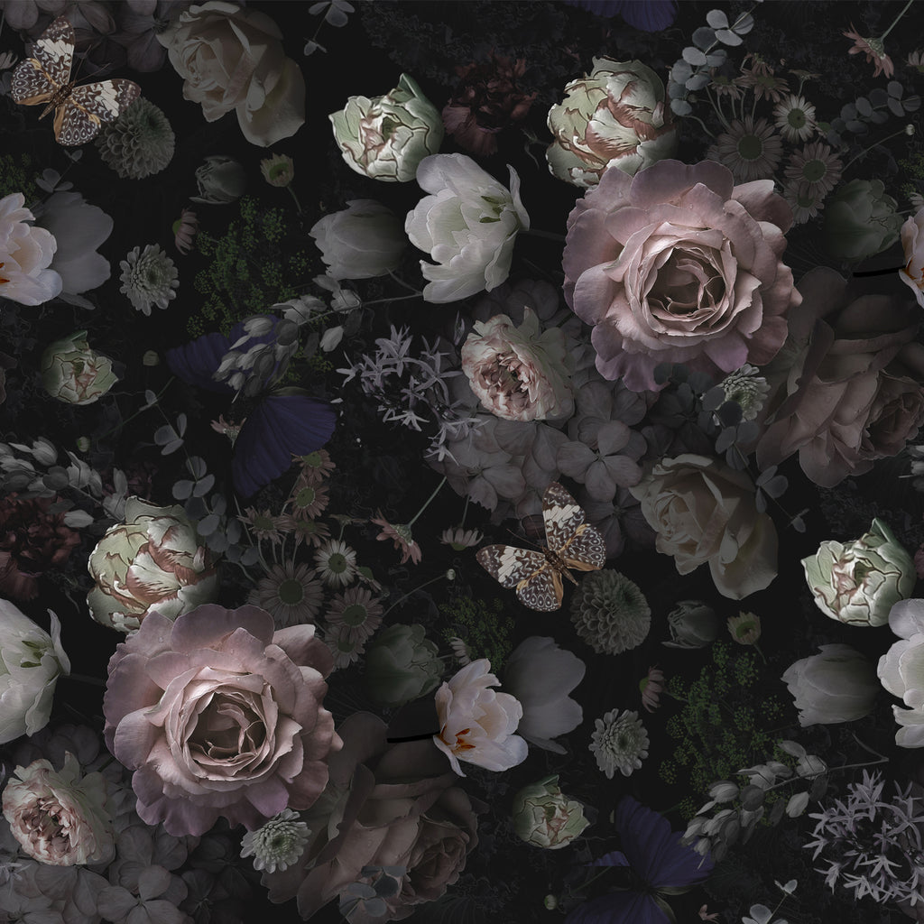 VEELIKE Peony Floral Wallpaper
