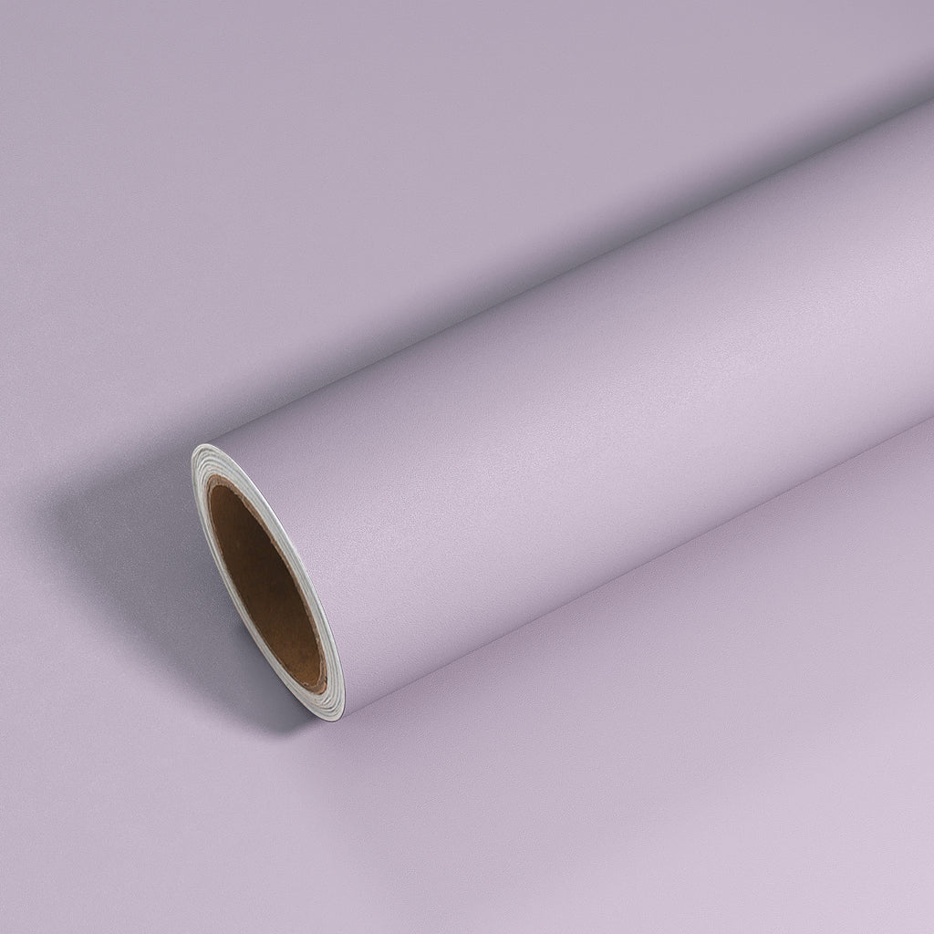 VEELIKE Thickened Lilac Purple Wallpaper