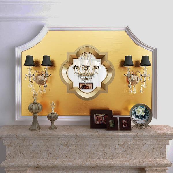 VEELIKE Metallic Gold Stainless Steel Contact Paper