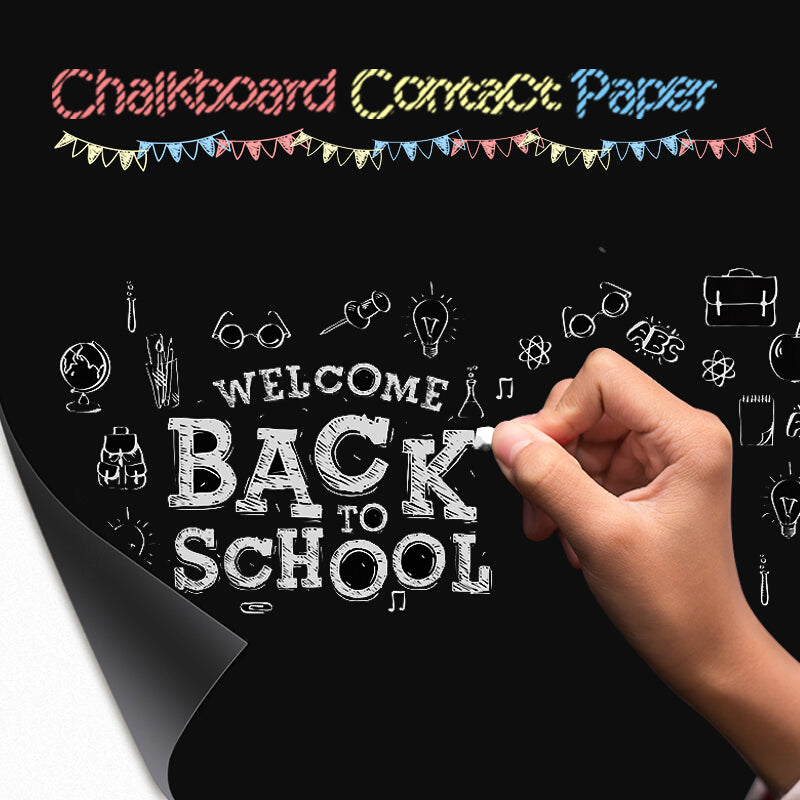 VEELIKE 45cmx2m Chalkboard Blackboard Contact Paper