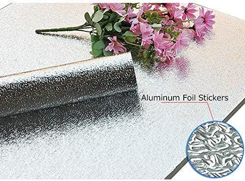 VEELIKE Silver Aluminum Foil Contact Paper