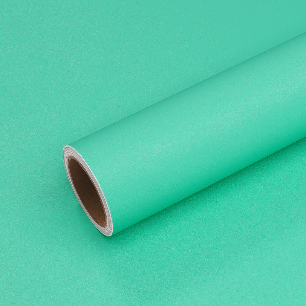 VEELIKE Thickened Tiffany Green Wallpaper