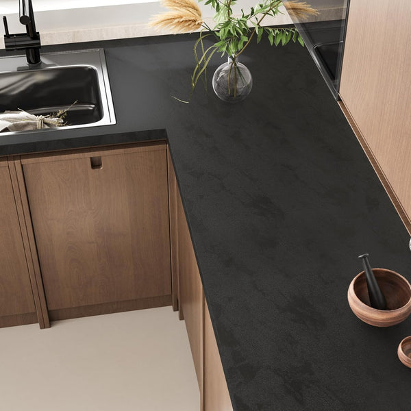 VEELIKE Concrete Texture Grey Contact Paper Extra Thick