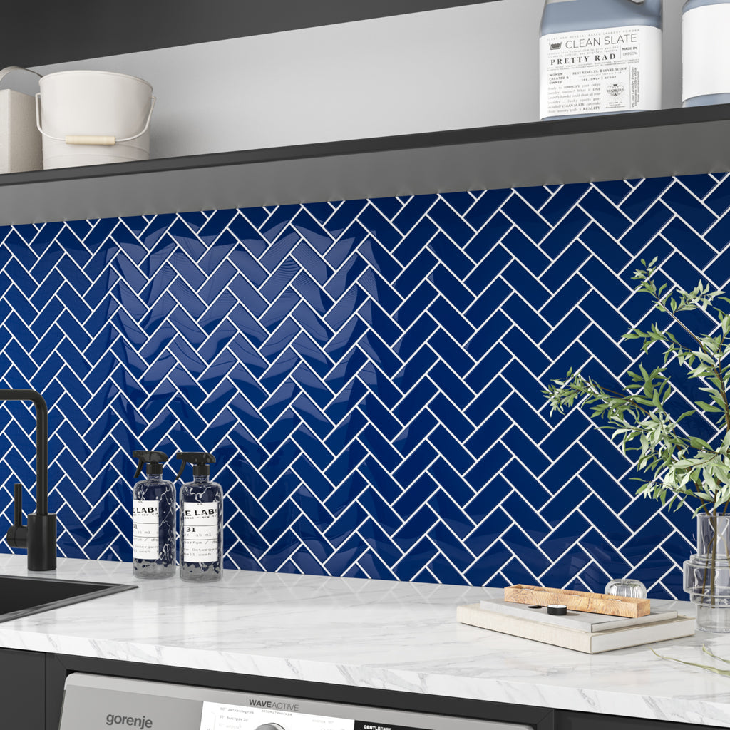 VEELIKE Royal Blue Kitchen Backsplash Tiles – Veelike