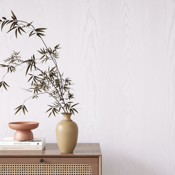 VEELIKE White Wood Grain Contact Paper