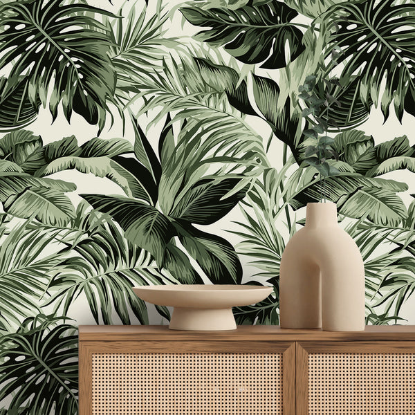 VEELIKE Exotic Tropical Peel and Stick Wallpaper