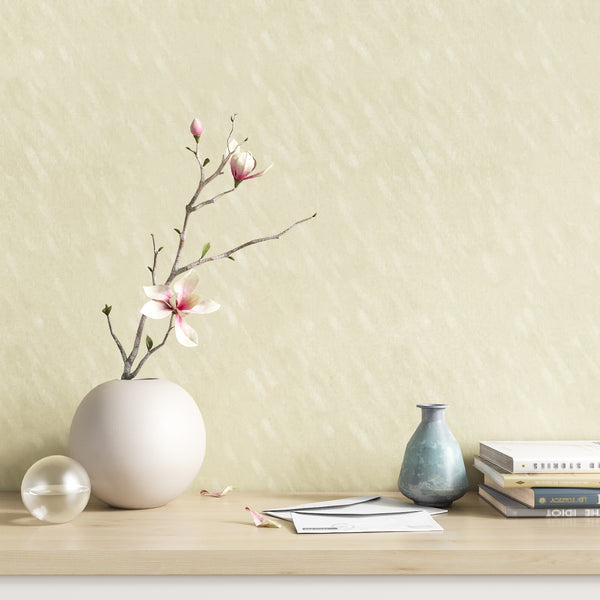 VEELIKE Cream Beige Textured Velvet Flocking Fabric