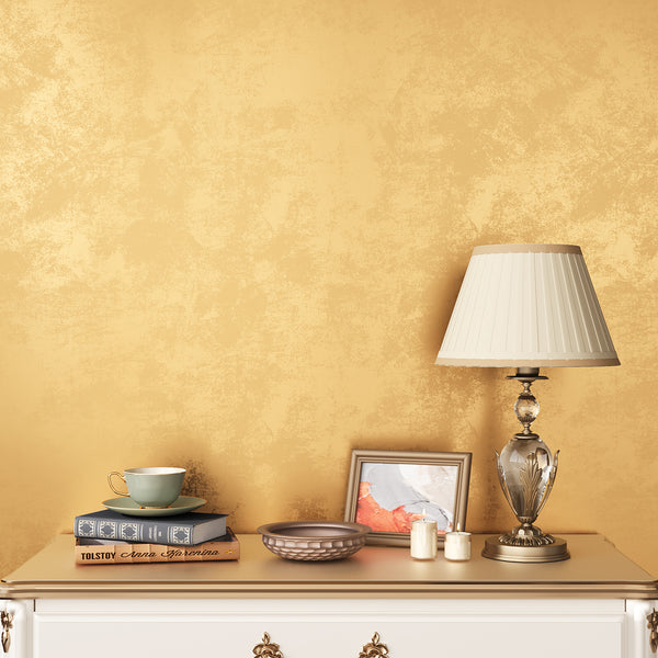 VEELIKE Luxury Metallic Gold Contact Paper