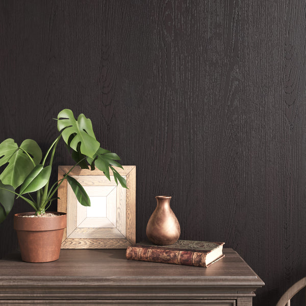 VEELIKE Thick Espresso Wood Contact Paper