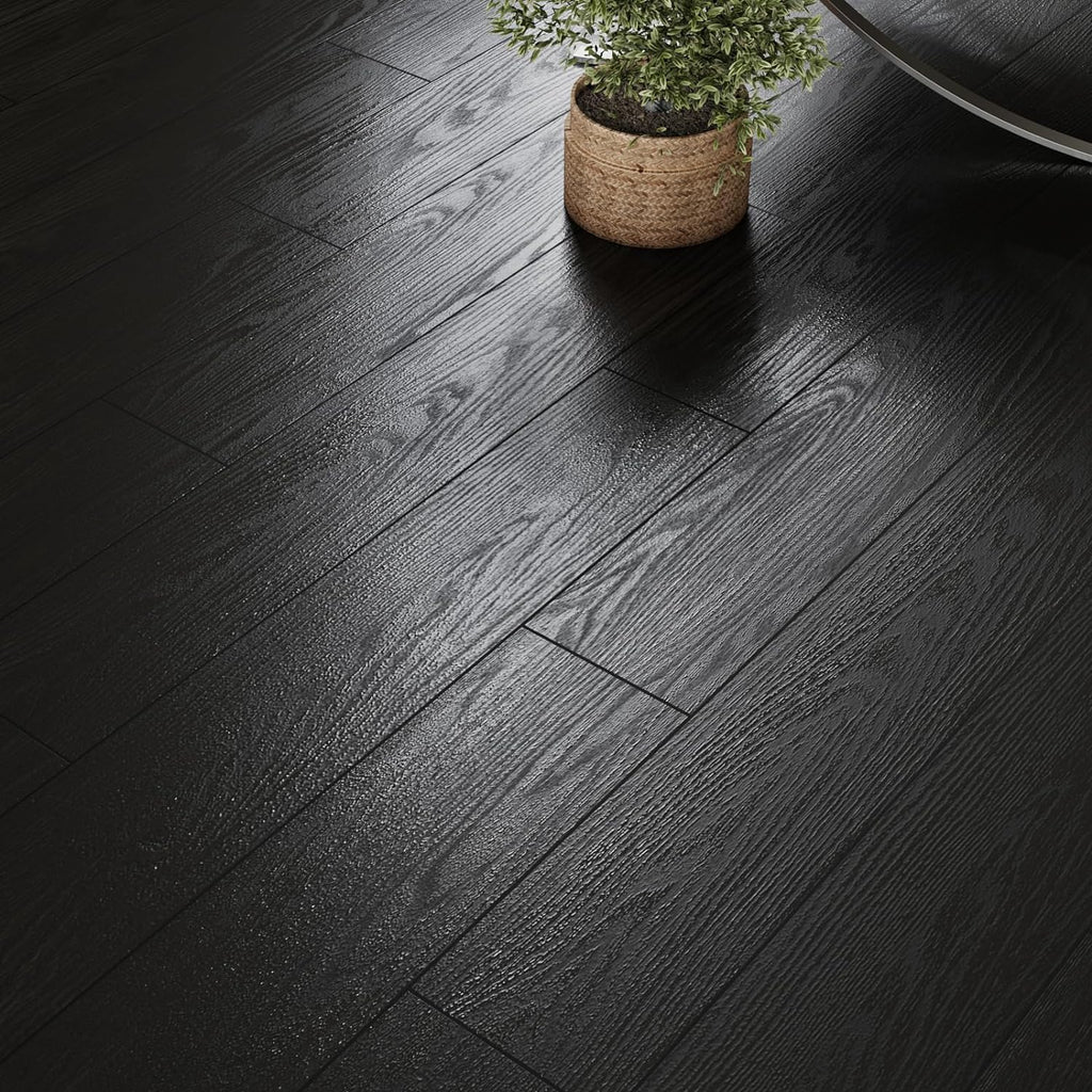 Black flooring hotsell