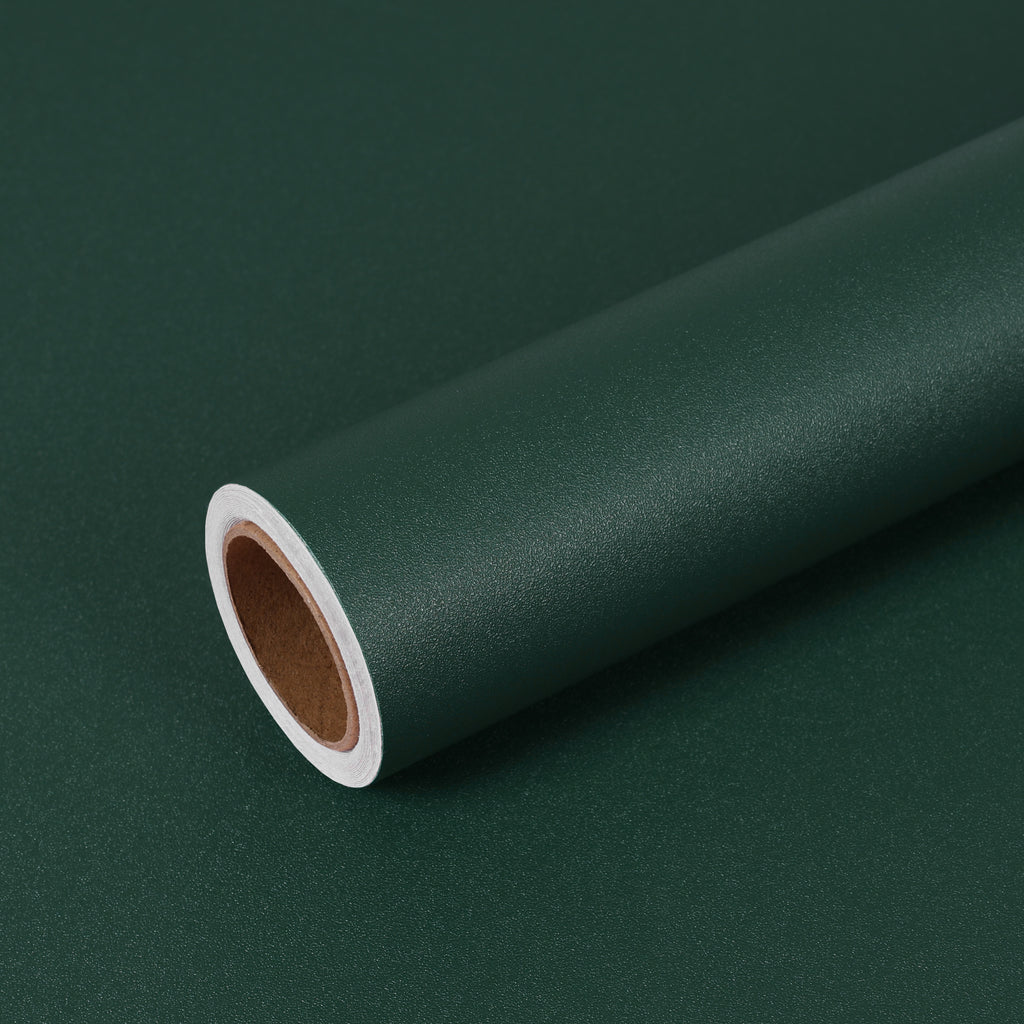 VEELIKE Matte Dark Green Wallpaper