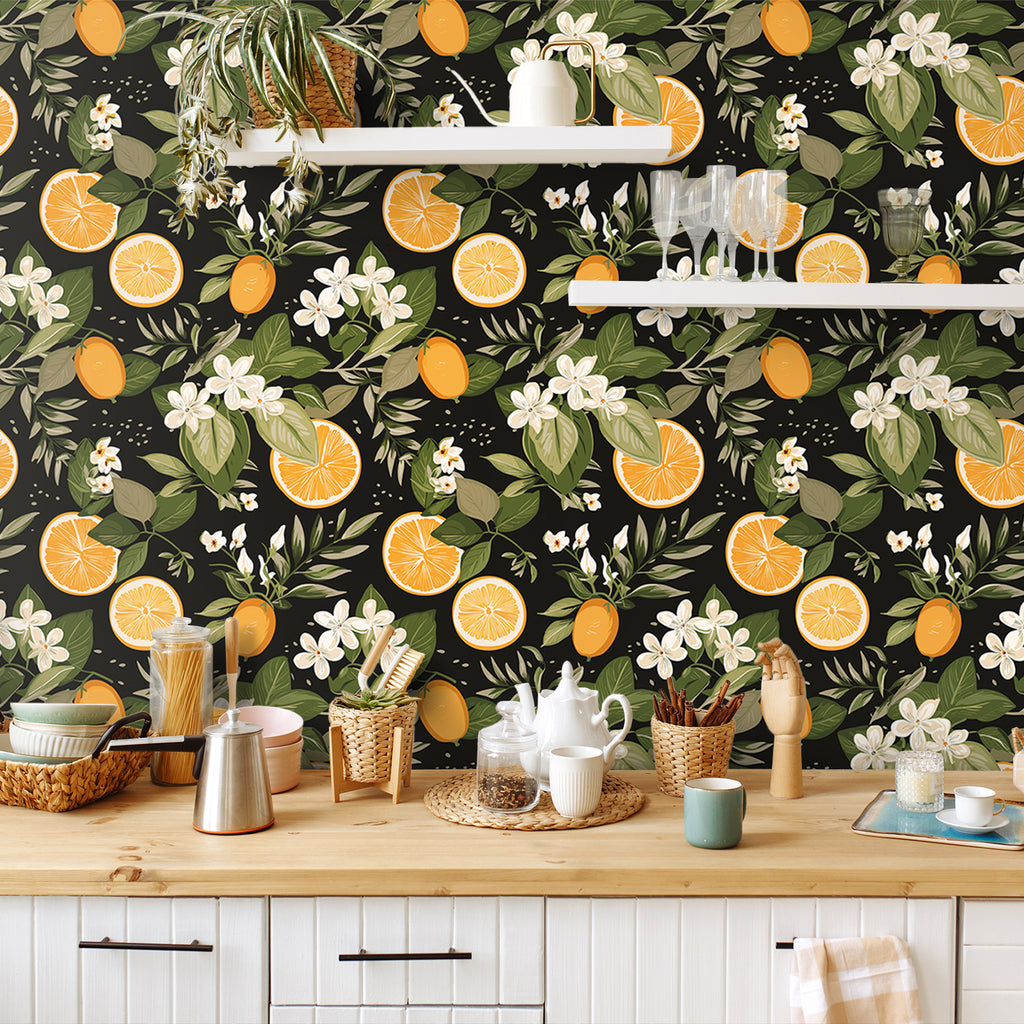 VEELIKE Dark Lemon Wallpaper – Veelike