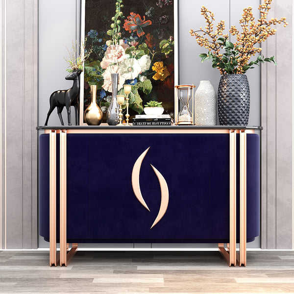 VEELIKE Self Adhesive Dark Blue Velvet Flock Contact Paper