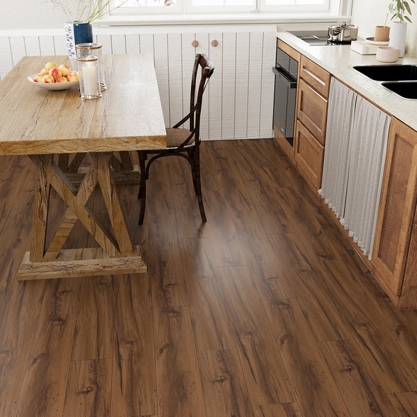 VEELIKE Caramel Oak Vinyl Plank Flooring 6''x36''