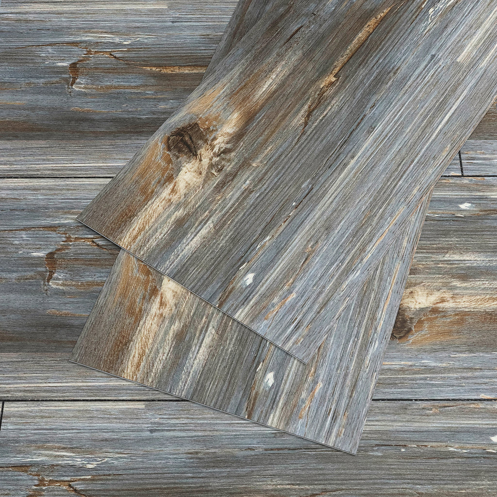 VEELIKE Reclaimed Grey Wood Vinyl Plank Flooring 6''x36''