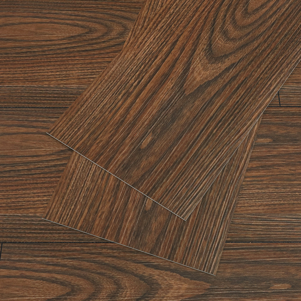 VEELIKE Brown Chestnut Wood Vinyl Plank Flooring 6''x36''