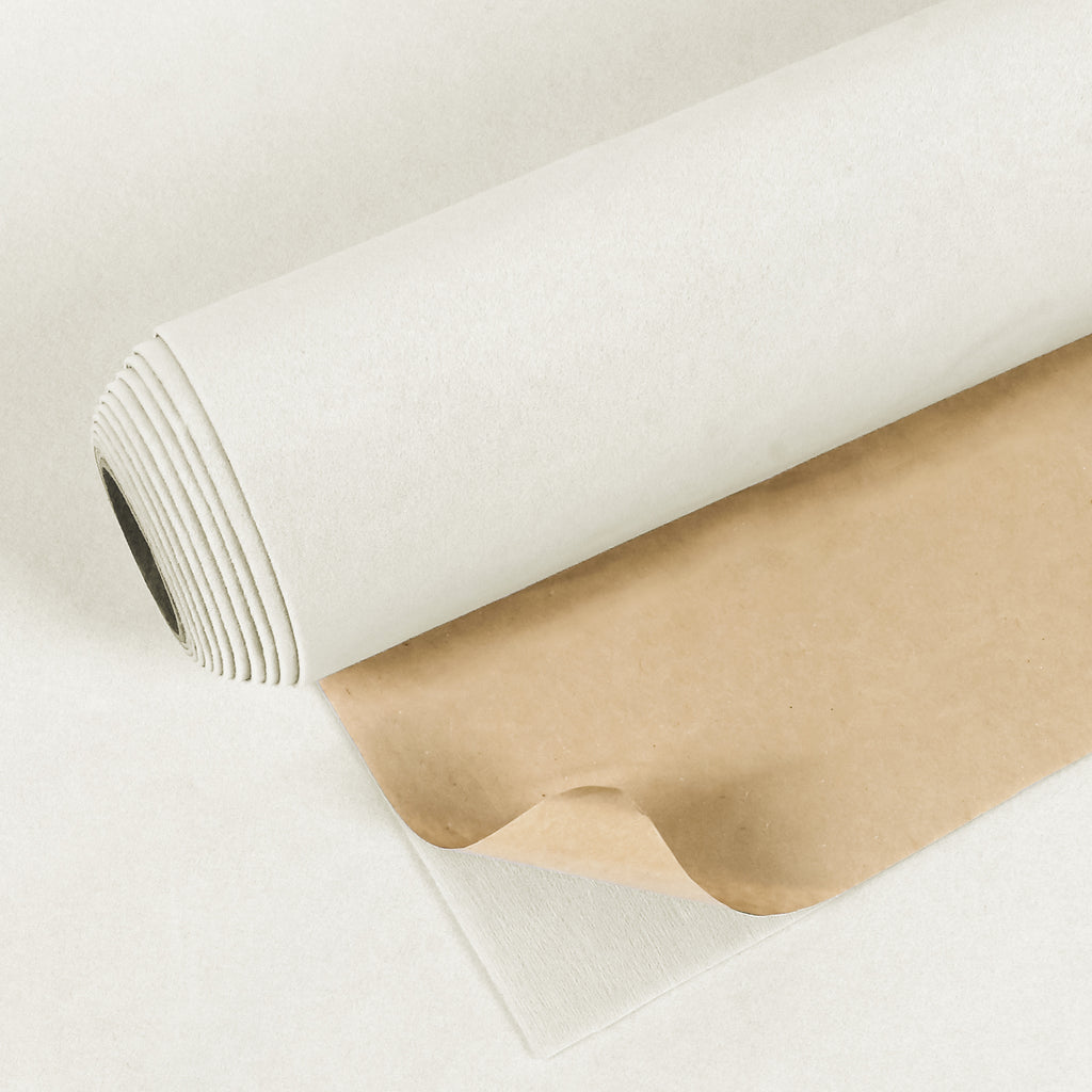 VEELIKE Self Adhesive Off-White Velvet Flock Contact Paper