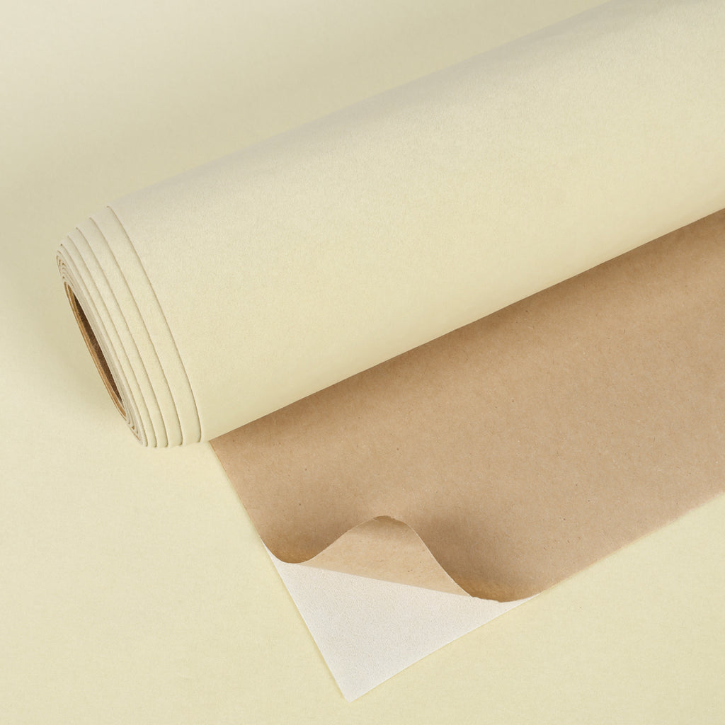 VEELIKE Self Adhesive Cream Velvet Flock Contact Paper