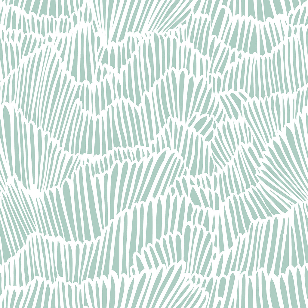 VEELIKE Sage Green Flashdance Geometric Wallpaper