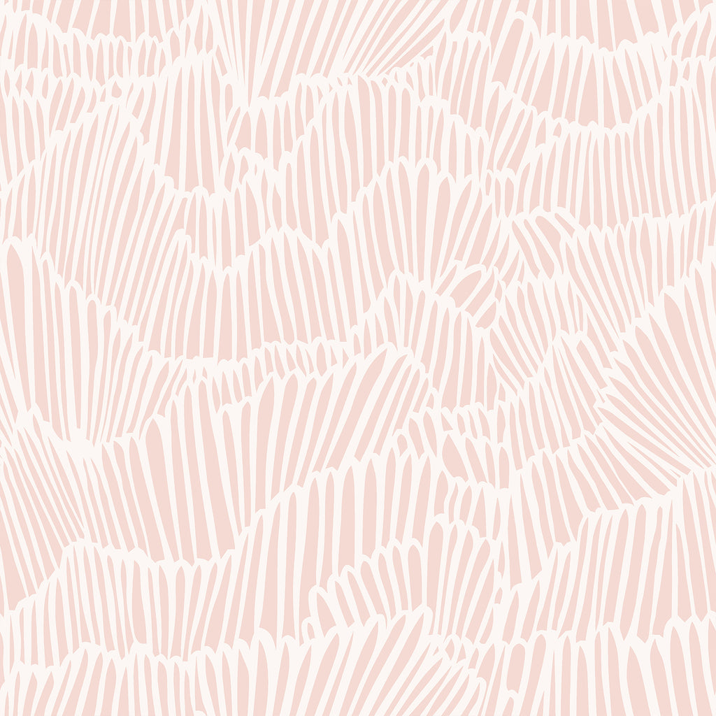 VEELIKE Blush Pink Geometric Peel and Stick Wallpaper