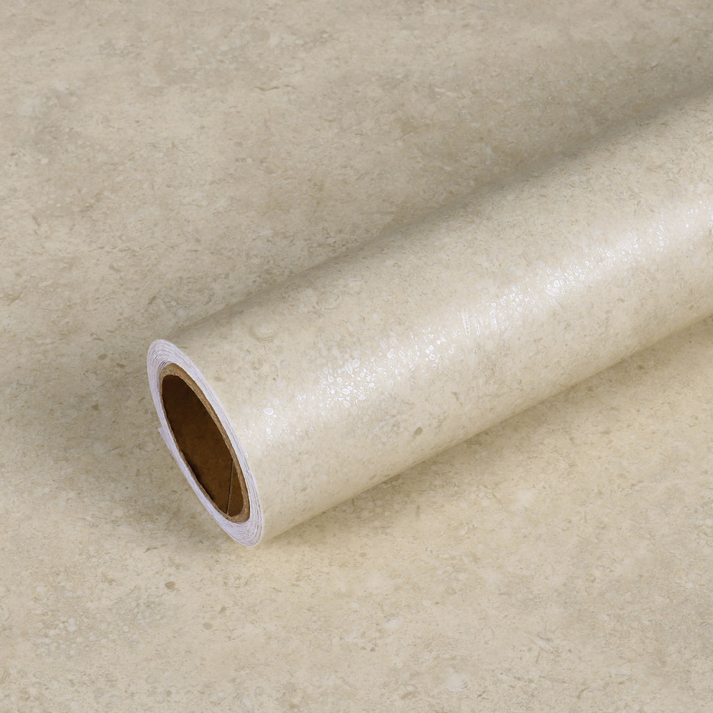 VEELIKE Cream Granite Contact Paper