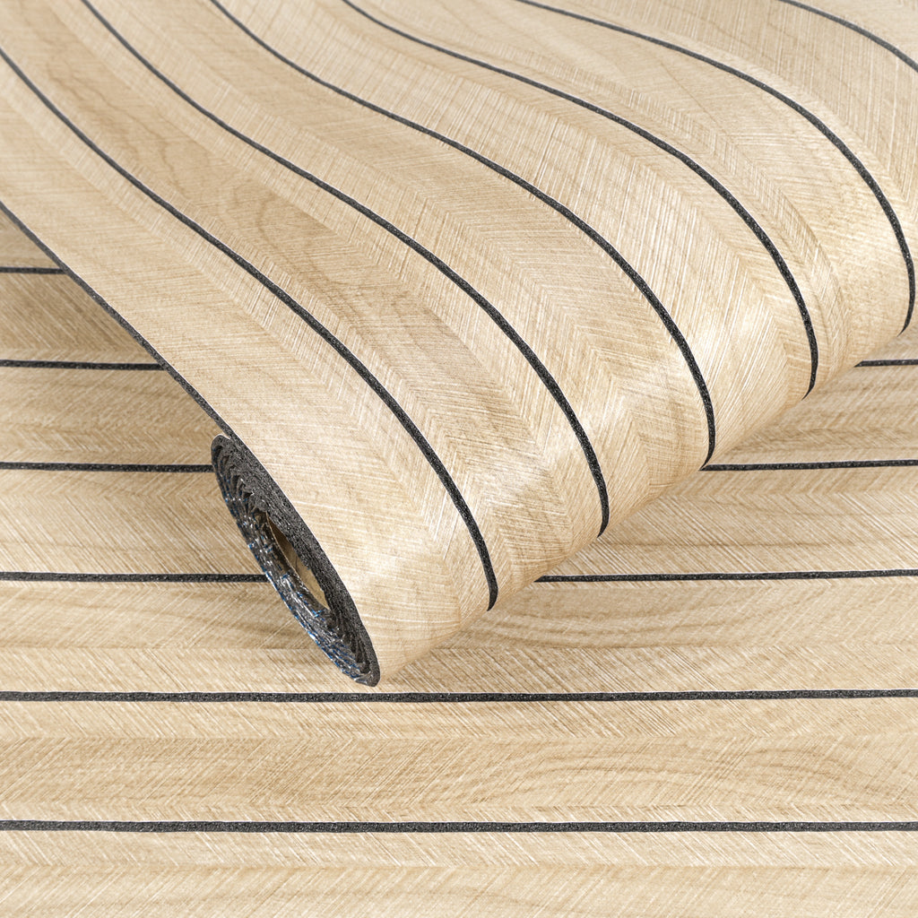 VEELIKE Large Roll Light White Oak Wood Slat Wall Panel
