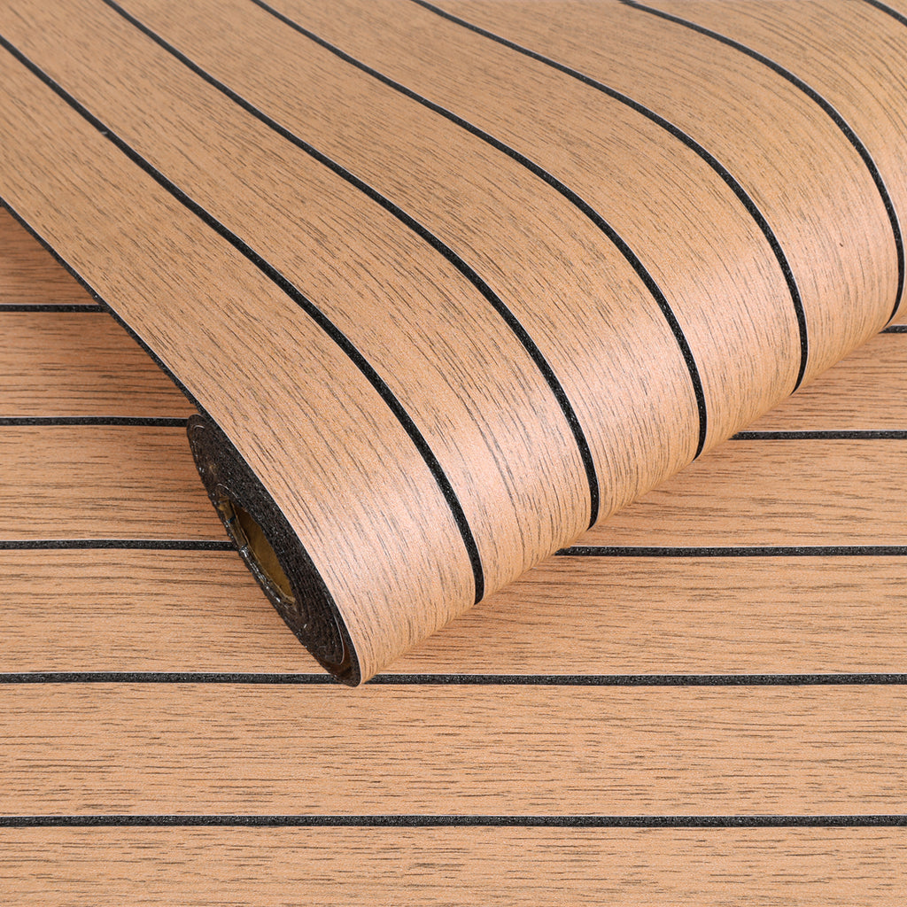 VEELIKE Large Roll Luxury Cherry Wood Slat Wall Panel