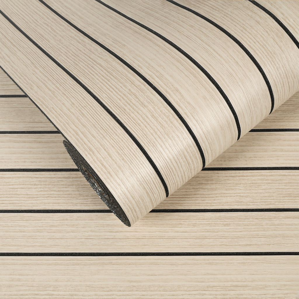 VEELIKE Large Roll Coastal Oak Wood Slat Wall Panels