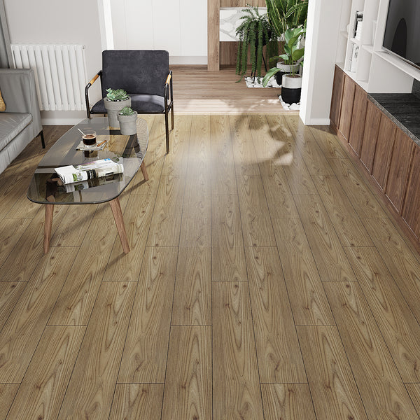 VEELIKE Brown Oak Wood Vinyl Plank Flooring 6''x36''