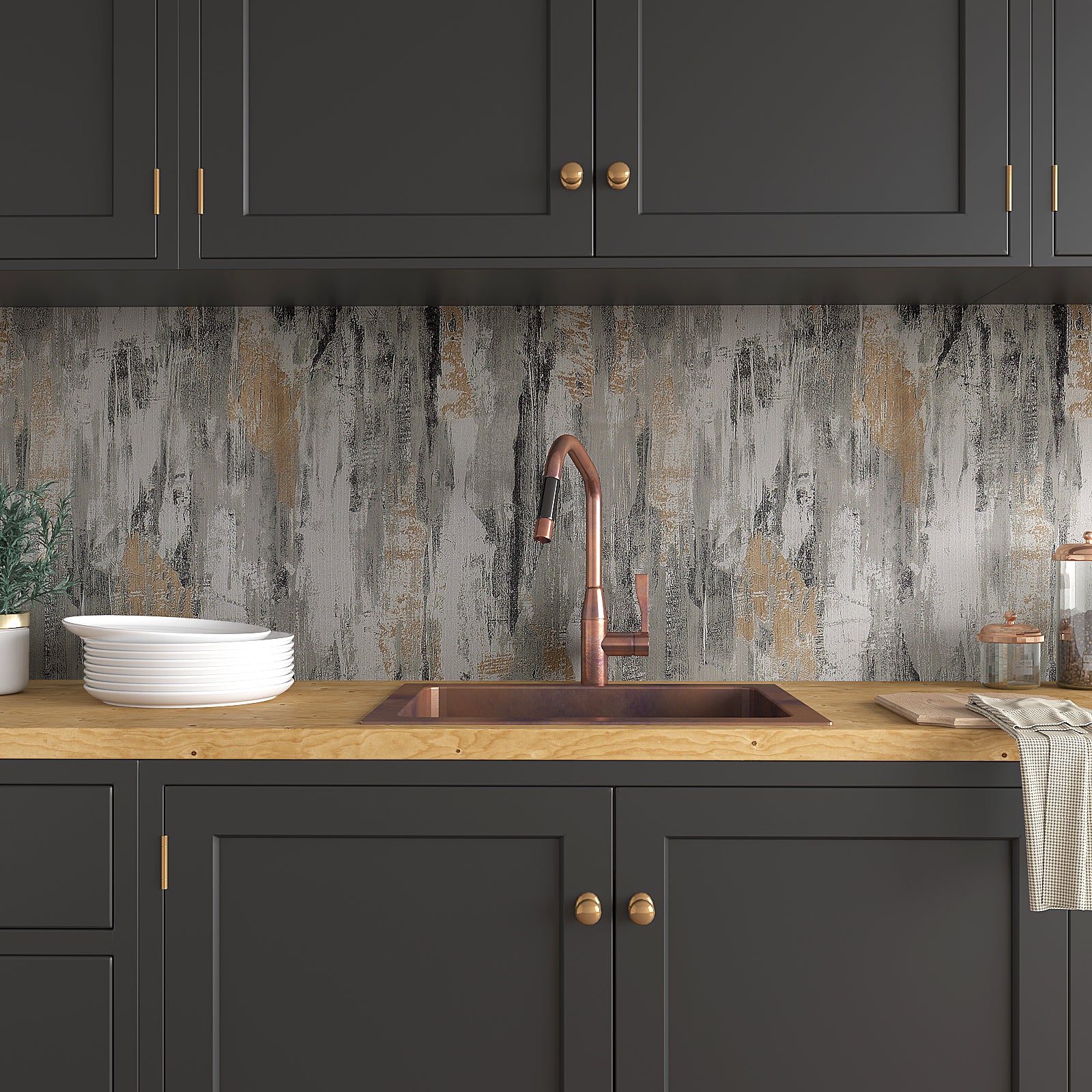 VEELIKE Grey Concrete Texture Contact Paper Extra Thick – Veelike
