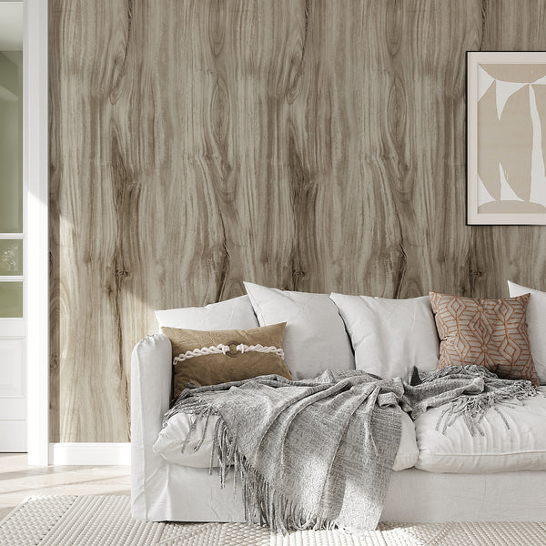 VEELIKE Grey Washed Wood Contact Paper