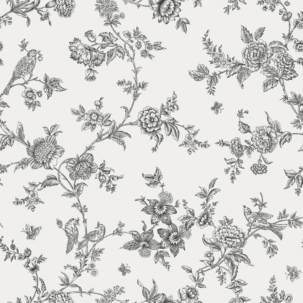VEELIKE Boho Bird Trail Wallpaper